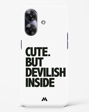 Cute But Devilish Inside Hard Case Phone Cover (Realme)