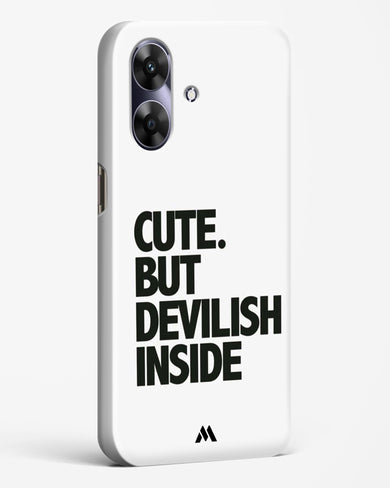 Cute But Devilish Inside Hard Case Phone Cover (Realme)