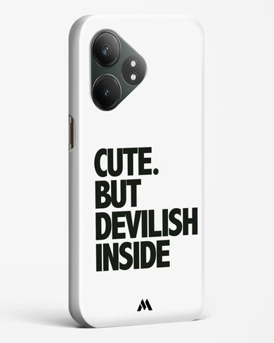 Cute But Devilish Inside Hard Case Phone Cover (Realme)