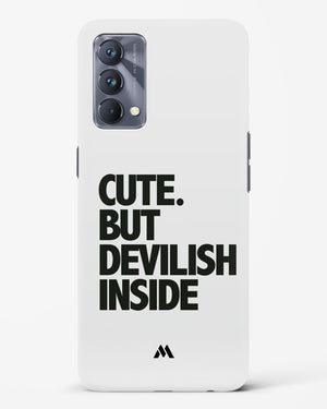 Cute But Devilish Inside Hard Case Phone Cover-(Realme)