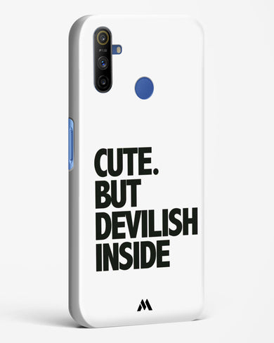 Cute But Devilish Inside Hard Case Phone Cover-(Realme)