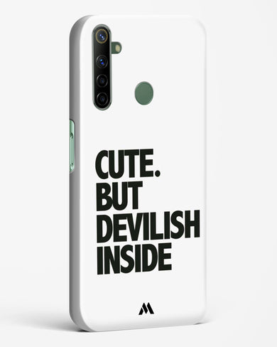 Cute But Devilish Inside Hard Case Phone Cover-(Realme)