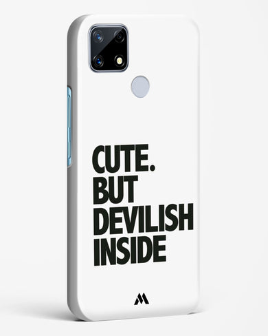 Cute But Devilish Inside Hard Case Phone Cover-(Realme)