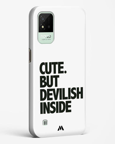 Cute But Devilish Inside Hard Case Phone Cover (Realme)