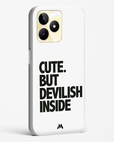 Cute But Devilish Inside Hard Case Phone Cover (Realme)