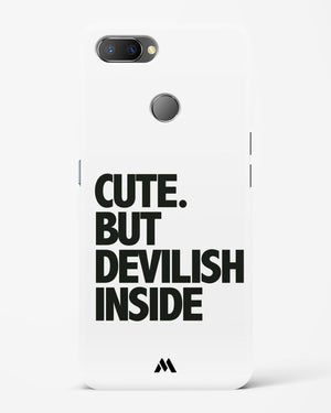 Cute But Devilish Inside Hard Case Phone Cover (Realme)