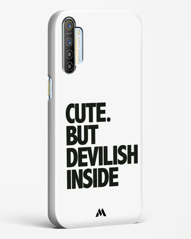 Cute But Devilish Inside Hard Case Phone Cover-(Realme)