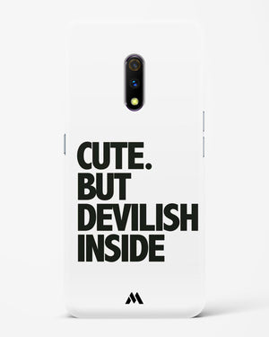 Cute But Devilish Inside Hard Case Phone Cover (Realme)