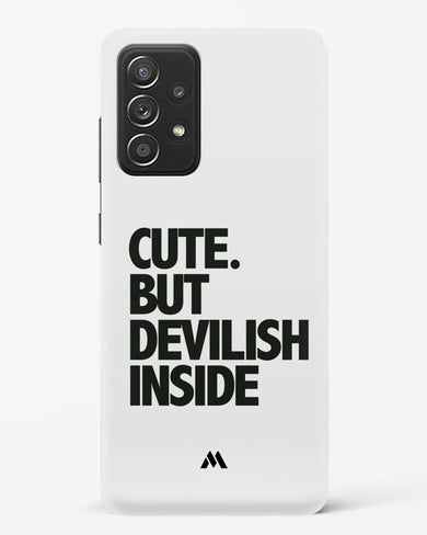 Cute But Devilish Inside Hard Case Phone Cover-(Samsung)