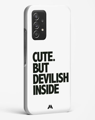 Cute But Devilish Inside Hard Case Phone Cover-(Samsung)