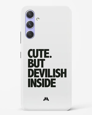 Cute But Devilish Inside Hard Case Phone Cover (Samsung)