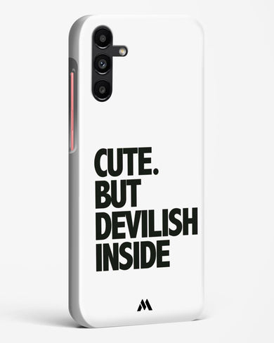 Cute But Devilish Inside Hard Case Phone Cover (Samsung)