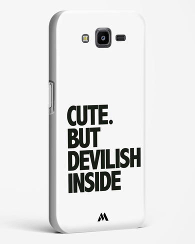 Cute But Devilish Inside Hard Case Phone Cover (Samsung)