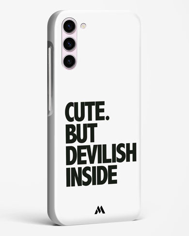 Cute But Devilish Inside Hard Case Phone Cover-(Samsung)