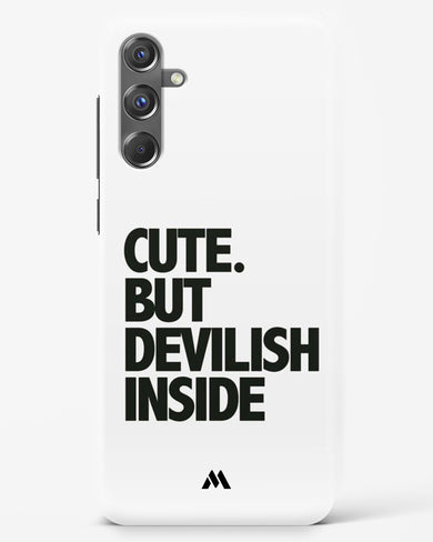 Cute But Devilish Inside Hard Case Phone Cover-(Samsung)