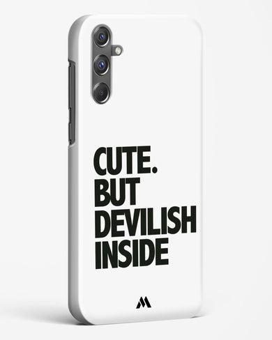 Cute But Devilish Inside Hard Case Phone Cover-(Samsung)