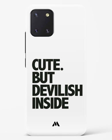 Cute But Devilish Inside Hard Case Phone Cover (Samsung)