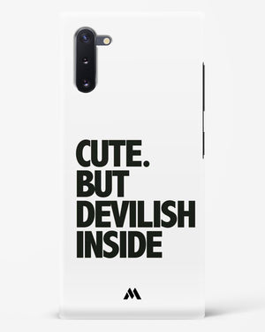 Cute But Devilish Inside Hard Case Phone Cover (Samsung)