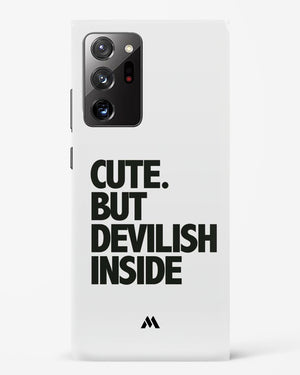 Cute But Devilish Inside Hard Case Phone Cover-(Samsung)