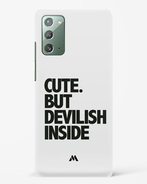 Cute But Devilish Inside Hard Case Phone Cover (Samsung)