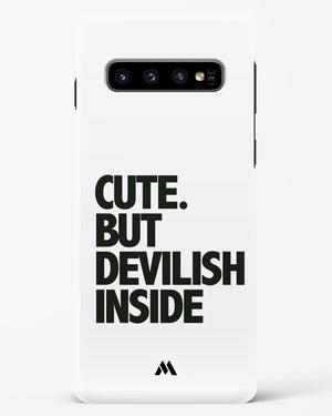 Cute But Devilish Inside Hard Case Phone Cover (Samsung)