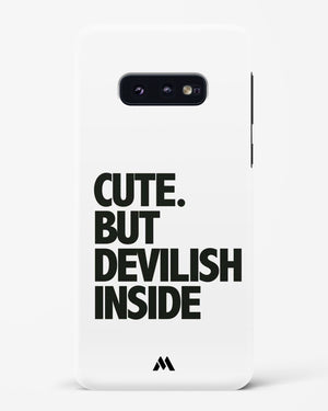 Cute But Devilish Inside Hard Case Phone Cover (Samsung)