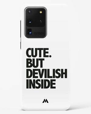 Cute But Devilish Inside Hard Case Phone Cover (Samsung)