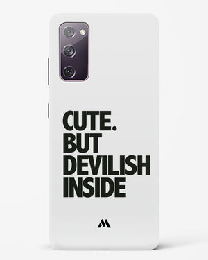 Cute But Devilish Inside Hard Case Phone Cover-(Samsung)