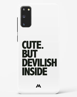 Cute But Devilish Inside Hard Case Phone Cover-(Samsung)