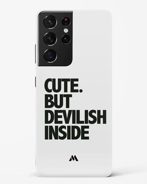 Cute But Devilish Inside Hard Case Phone Cover-(Samsung)