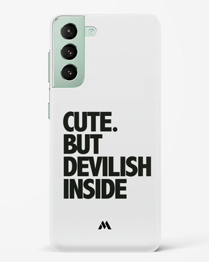 Cute But Devilish Inside Hard Case Phone Cover-(Samsung)