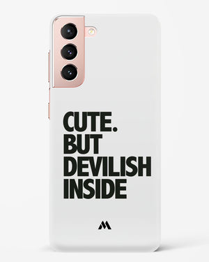 Cute But Devilish Inside Hard Case Phone Cover (Samsung)