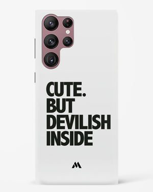 Cute But Devilish Inside Hard Case Phone Cover (Samsung)