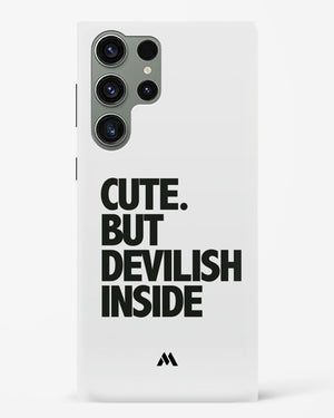 Cute But Devilish Inside Hard Case Phone Cover (Samsung)