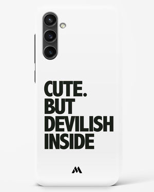 Cute But Devilish Inside Hard Case Phone Cover-(Samsung)