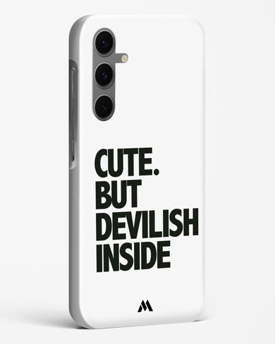 Cute But Devilish Inside Hard Case Phone Cover (Samsung)