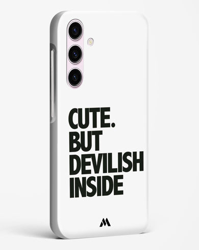Cute But Devilish Inside Hard Case Phone Cover (Samsung)