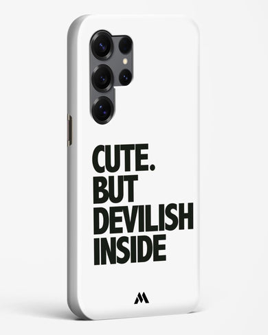 Cute But Devilish Inside Hard Case Phone Cover (Samsung)