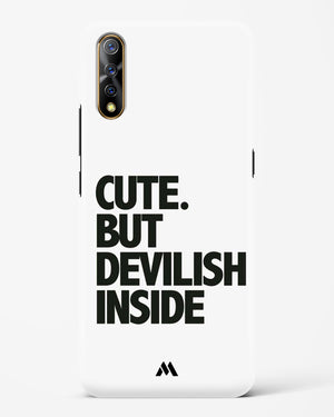 Cute But Devilish Inside Hard Case Phone Cover (Vivo)