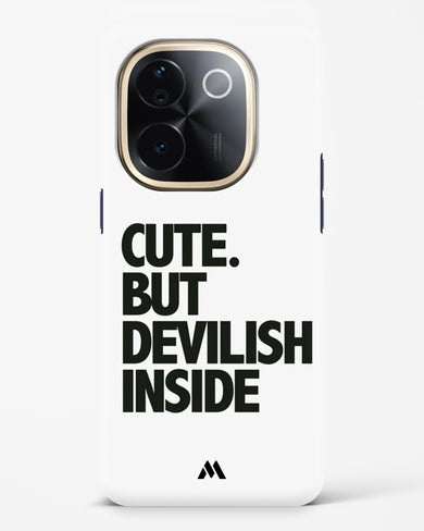 Cute But Devilish Inside Hard Case Phone Cover (Vivo)
