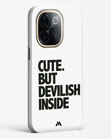 Cute But Devilish Inside Hard Case Phone Cover (Vivo)