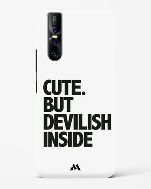 Cute But Devilish Inside Hard Case Phone Cover (Vivo)