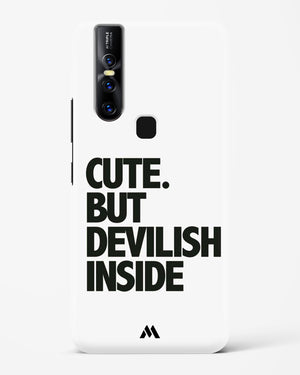 Cute But Devilish Inside Hard Case Phone Cover-(Vivo)