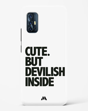 Cute But Devilish Inside Hard Case Phone Cover (Vivo)