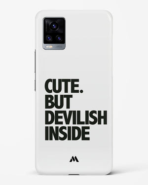 Cute But Devilish Inside Hard Case Phone Cover-(Vivo)