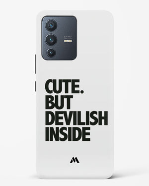 Cute But Devilish Inside Hard Case Phone Cover-(Vivo)