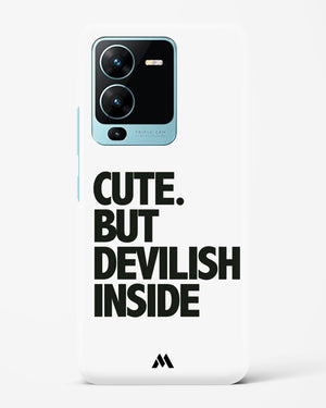 Cute But Devilish Inside Hard Case Phone Cover-(Vivo)