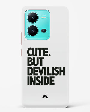 Cute But Devilish Inside Hard Case Phone Cover (Vivo)