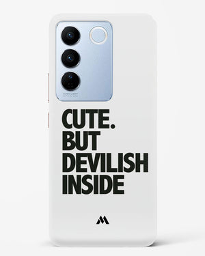 Cute But Devilish Inside Hard Case Phone Cover-(Vivo)