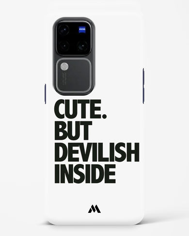 Cute But Devilish Inside Hard Case Phone Cover (Vivo)